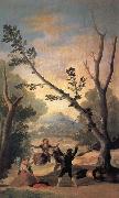 Francisco Goya The Swing oil painting reproduction